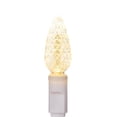 thumbnail image 3 of Vickerman 50 Warm White C6 LED Light on White Wire, 25' Christmas Single Mold Light Strand, 3 of 4