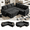 Black, variant on 79" L-Shaped Sleeper Sectional Sofa, Black Chenille Pull Out Sofa Bed, 5 Seat Convertible Couch with Reversible Storage Chaise, USB Charging Ports, Tool-Free Assembly
