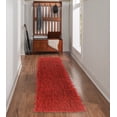 thumbnail image 6 of Linon Home DÃ©cor New Flokati Area Rug Collection, Red, 3.5 x 5.5, 6 of 7