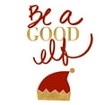 thumbnail image 2 of SD Graphics Studio 15x15 White Modern Wood Framed Museum Art Print Titled - Be A Good Elf, 2 of 4