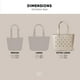 thumbnail image 3 of Bolso de playa moderno y sencillo Tote de goma, 3 of 5