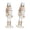 2pcs, variant on Wooden Nutcrackers Ornament Christmas Decorations Figures Puppet Home Decors Wooden Nutcrackers Figure for Fireplaces