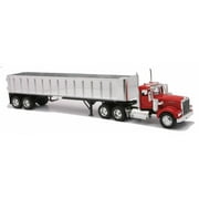 Kenworth Frameless Dump Truck, Red - New Ray 13773 - 1/32 Scale Model Vehicle Replica