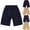 A Dark Blue, variant on DJDLJWCJ Boys Athletic Shorts Elastic Waist Straight Leg Loose Fit Cargo Shorts for Outdoor Hiking Summer Shorts, Khaki 3 T