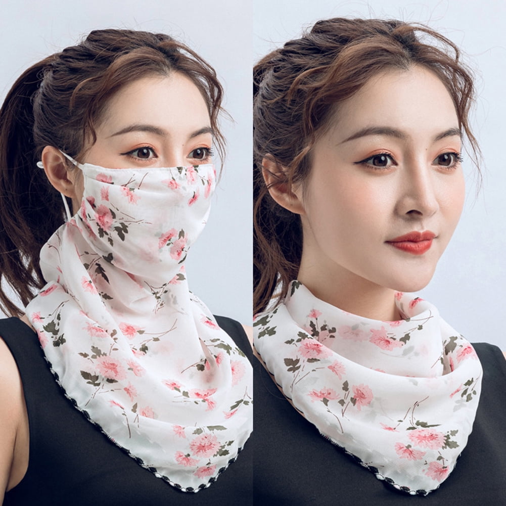 Windproof Headscarves Face Scarf Sunproof Bandana Mask Collar For Outdoor Riding 
