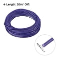 thumbnail image 2 of Uxcell 20AWG 20 Gauge Cable Trenzado de Conexión PVC Cobre Estañado 100ft Púrpura, 2 of 7