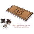 thumbnail image 6 of A1 Home Collections Rubber and Coir Molded Door Mat 30x48 Inch Designer Hand-Crafted ,Personalized ,Double/Single Door Mat, 6 of 8