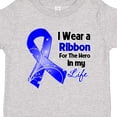thumbnail image 4 of Inktastic Colon Cancer Ribbon Hero in My Life Boys or Girls Toddler T-Shirt, 4 of 5