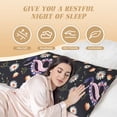 thumbnail image 2 of Yiaed Body Pillow Cover, Ultra Soft Microfiber Pillowcases, Breathable Long Pillow Case, Envelope Closure-Snake And Floral1 (20x54 inch)（Pillow core not included）, 2 of 5