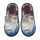 thumbnail image 1 of Fotbe Sunset Airplane Travel View Pantuflas Peludas para Mujer con Estampado, Zapatillas de Peluche, Zapatos de Invierno para Casa, Uso Interior y Exterior-Large, 1 of 8