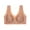 36-Coffee, variant on YWDJ Bras for Women Full Coverage Wireless Plus Size Push up Wirefree Comfort Straps Support Lace Bralette Breathable Soft Bra for All Shapes Sagging Breasts Beige 44