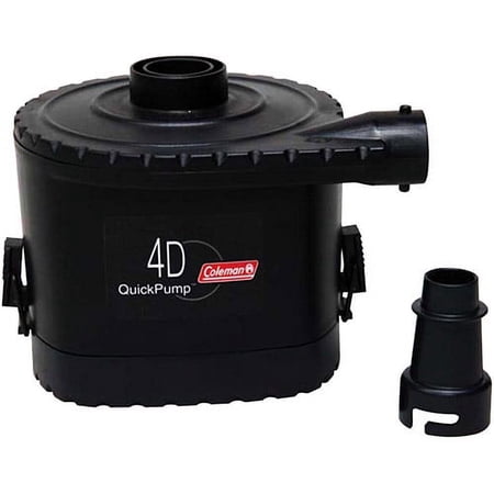 Coleman 4D Battery QuickPump, Black 4D 0.5 PSI 4D Battery Electric Air Pump