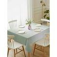 thumbnail image 4 of Sage Green Ombre Tablecloth Rectangle Table Cloth 60x102 , Waterproof Tablecloth Outdoor Table Cloth, Sage Green White Gradient Modern Washable Table Cover for Kitchen Dining Party, 4 of 8