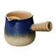 thumbnail image 2 of Tetera de cerámica de 760 ml, ligera, para té floreciente y suelto. Azul, 2 of 9
