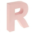 thumbnail image 4 of Kids Room Decor Pink Wooden 26 Alphabet Letter for Birthdays Weddings Sign R, 4 of 6