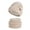 Beige, variant on Women's Two-Piece Knitted Hat and Scarf Set, Warm Acrylic Beanie with Ear Flaps for Outdoor Sports and Everyday Use
