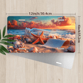 thumbnail image 2 of 1 Pcs 2D Flat License Plate Covers & Frames, Seaside Message For Decorative Front, Waterproof For Decoration Aluminum License Plate Covers & Frames Cover For Men Women, 12" X 6", 2 of 6
