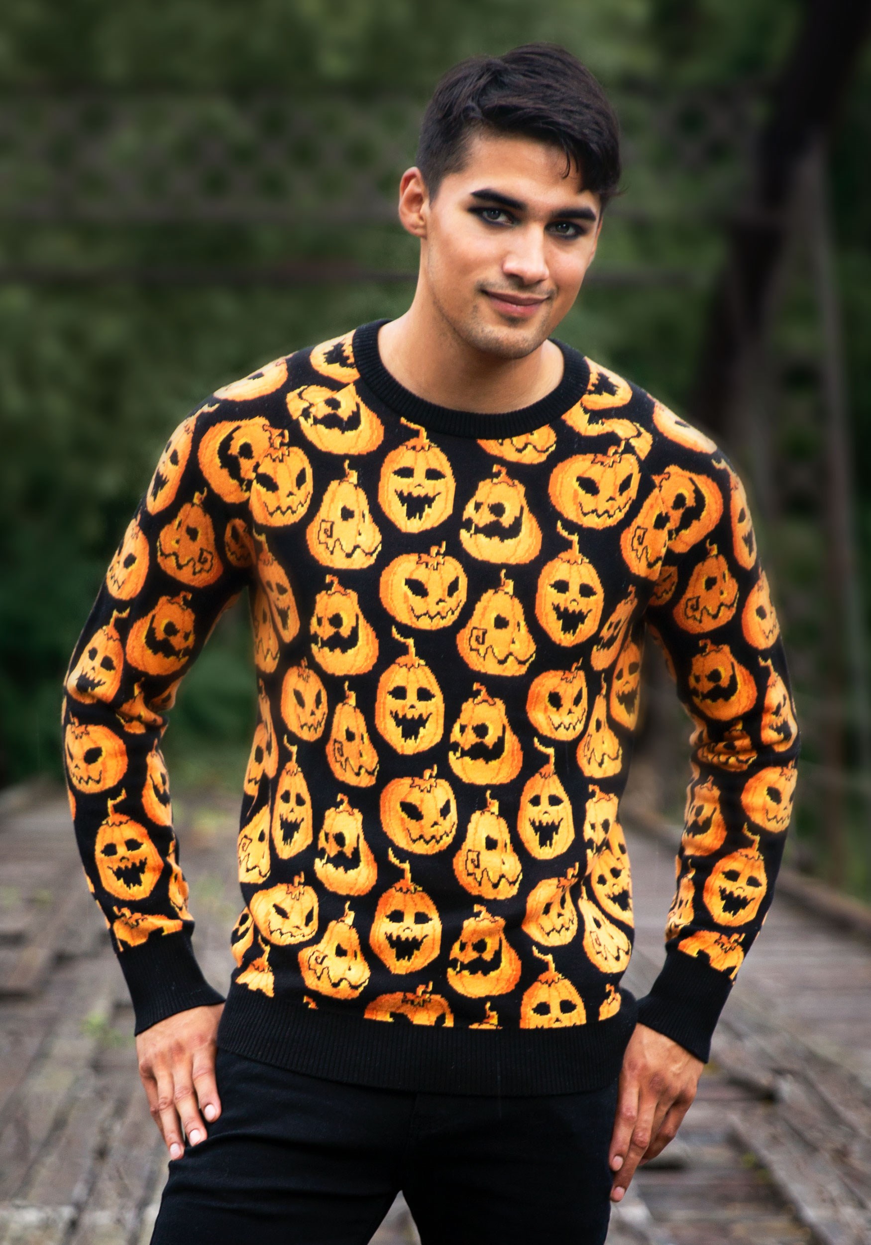 Pumpkin Frenzy Unisex Halloween Sweater