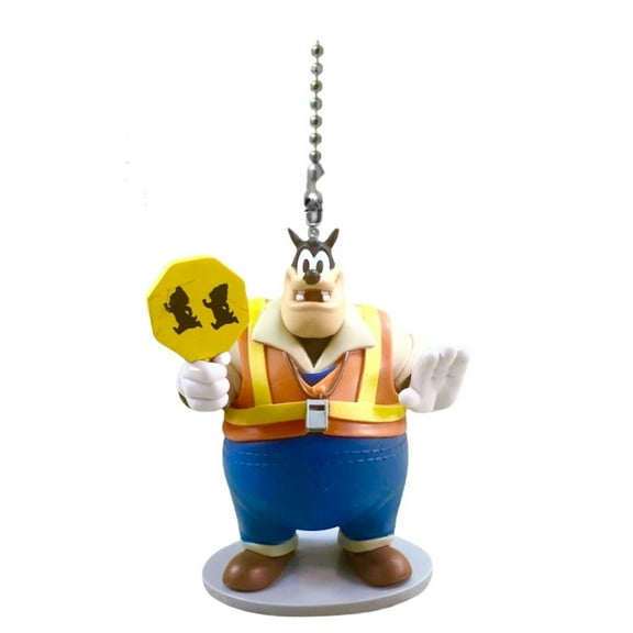 Pete Crossing Guard Firefighter PVC Fan Lamp Light Pull Mickey Figure Figurine New