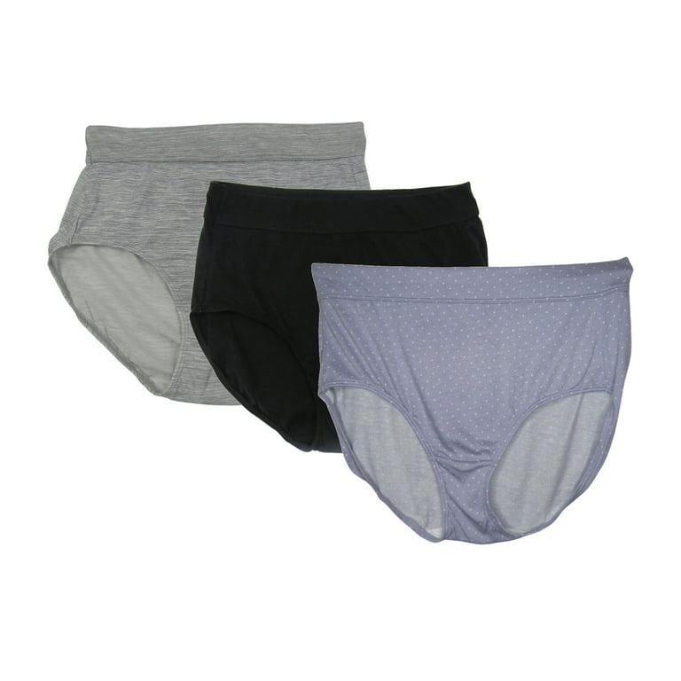 Bali Skimp Skamp Brief Ultra Soft Cotton Tagless Panty - 3-Pack (S) 