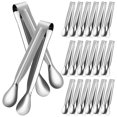 thumbnail image 1 of 18 piezas de alicates de acero inoxidable, pinzas pequeñas para cocina, alimentos, espaguetis, 1 of 6