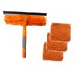 thumbnail image 5 of Herramienta limpiadora de ventanas. Fácil de usar. Práctica. Profesional. Multiusos. Estilo B Gris Naranja, 5 of 9