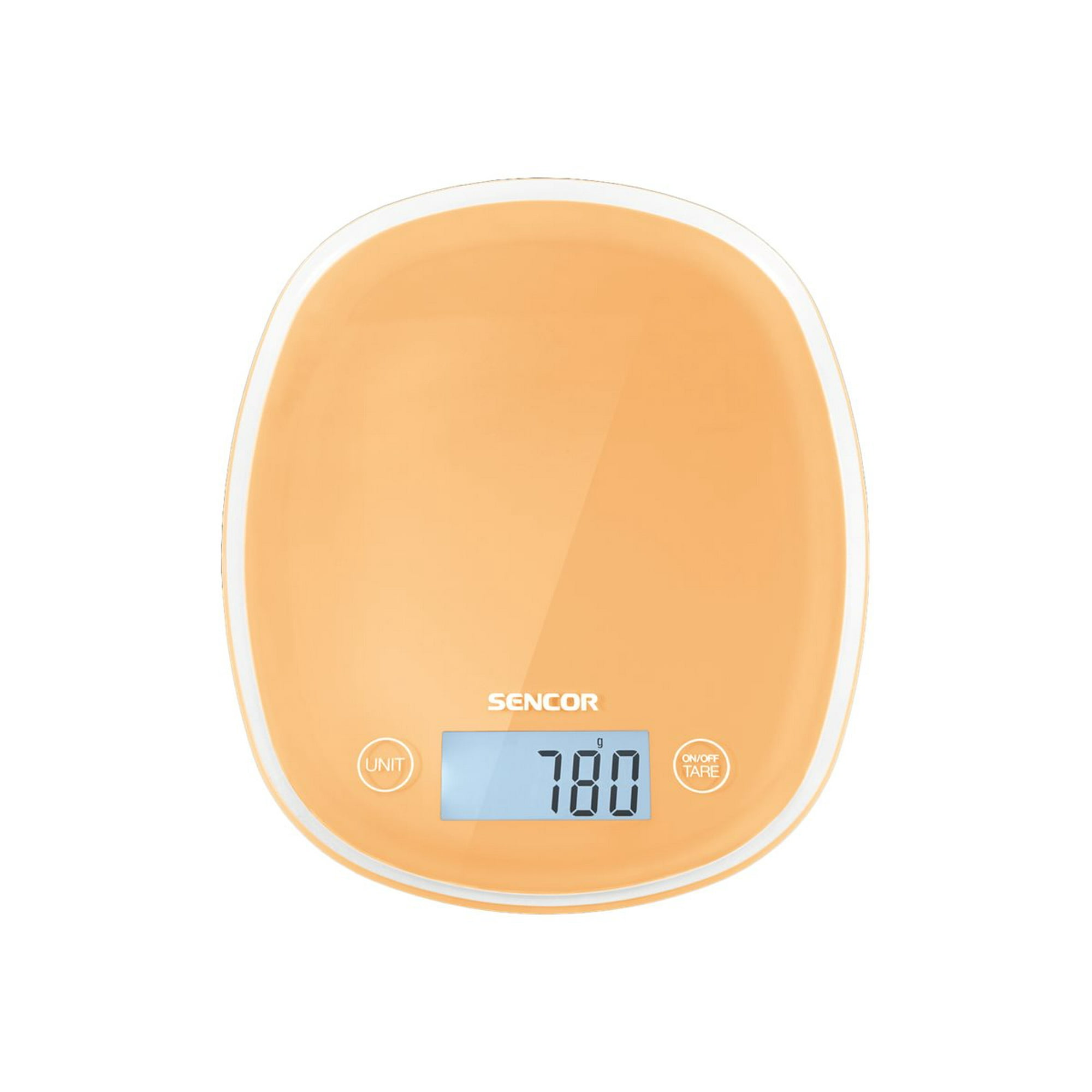 Sencor SKS33OR Digital Kitchen Scale with Display, Peach Orange