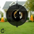 thumbnail image 4 of C-CRAFT Cat with Witch Hat Wind Spinner 12 Inches, Front Porch Decoration for Costume Party, Halloween Gift for Cat Lovers, 4 of 4