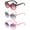 style2, variant on GJX 3Pcs Baby Sunglasses,Cartoon Cute Style Toddler Sunglasses Age 2-4,Bowknot Little Princess Shape Infant Sunglasses,Style1