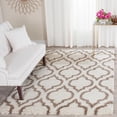 thumbnail image 5 of SAFAVIEH Hudson Louise Geometric Shag Area Rug, Grey/Ivory, 8' x 10', 5 of 5