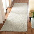 thumbnail image 2 of Safavieh  Handmade Impressions Yulisa Modern Scrolls Wool Rug Sage 2'3" x 12' Runner 12' Runner Runner, Indoor Living Room, Bedroom Runner, 2 of 5