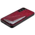 thumbnail image 3 of for Samsung Galaxy A23/A23 5G Leather Phone Case Back Cover, Classic Croc-printed Check Crocodile Pattern Magnetic Foldable Hidden ID Credit Card Holder Slot, Kickstand Support, 3 of 8