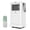 White control panel plus, variant on 8000 BTU Portable Air Conditioner, 3-in-1 AC Unit – Cooling, Dehumidifier & Fan, Quiet, Remote, 24H Timer, Easy Install Window Kit, Cools up to 350 Sq.Ft – Black Control Panel