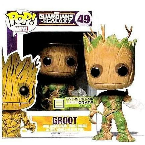 Funko POP! Vinyl Marvel Guardians of the Galaxy Groot Glow In The Dark Exclusive