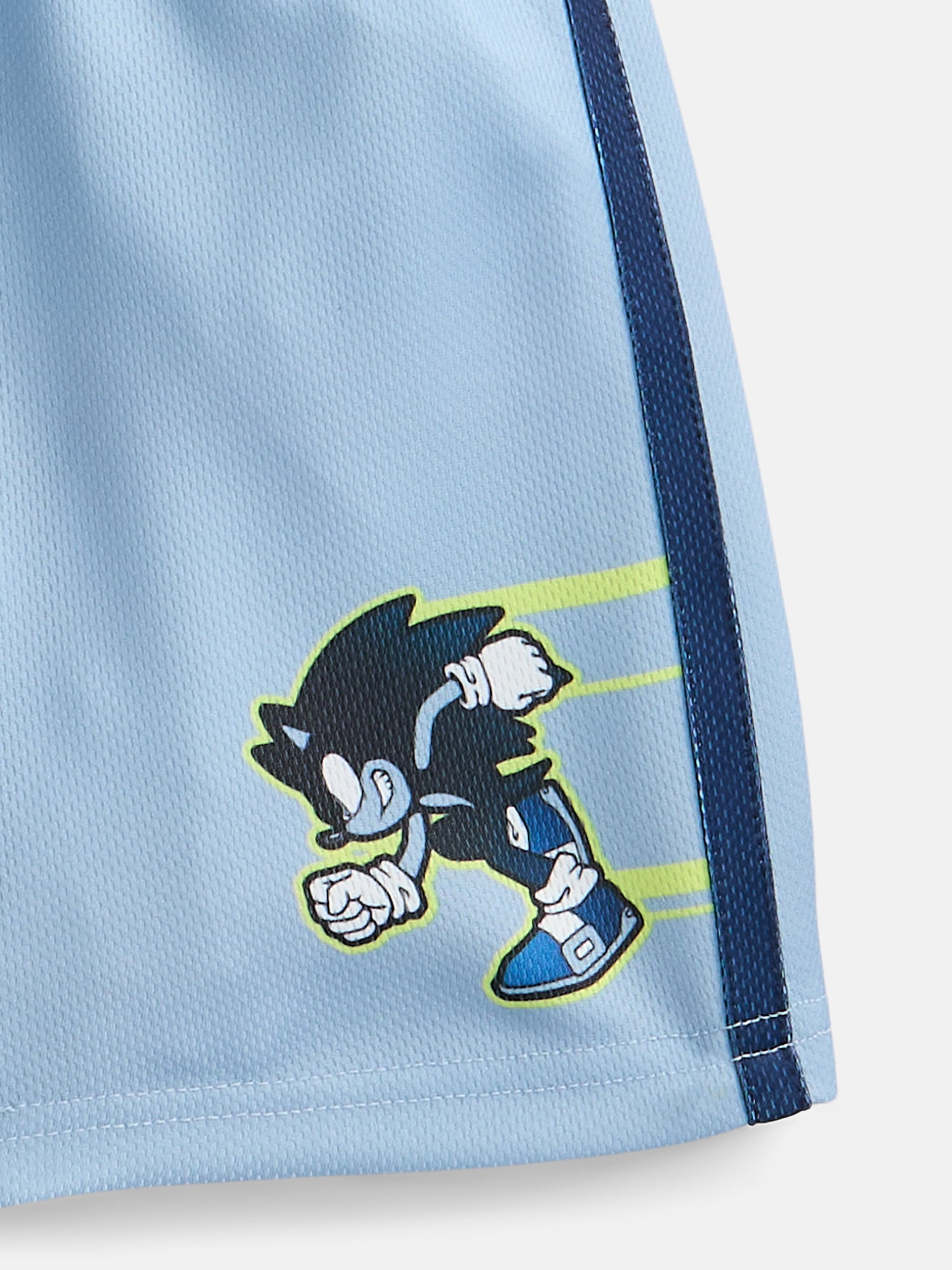 Sonic the Hedgehog Boys V Neck Football Jersey and Shorts Set, 2 Piece, Sizes 4-16