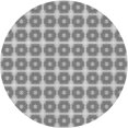 thumbnail image 1 of Ahgly Company Machine Washable Indoor Round Transitional Silver Gray Area Rugs, 7' Round, 1 of 7