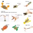 thumbnail image 2 of 10 Uds. De juguetes de hierba gatera, juguetes de plumas de Silvervine resistentes a mordeduras, palitos para masticar gatos, juguete interactivo para limpieza de dientes de gato, comestibles naturale Namotu CZCW-ZC497, 2 of 7