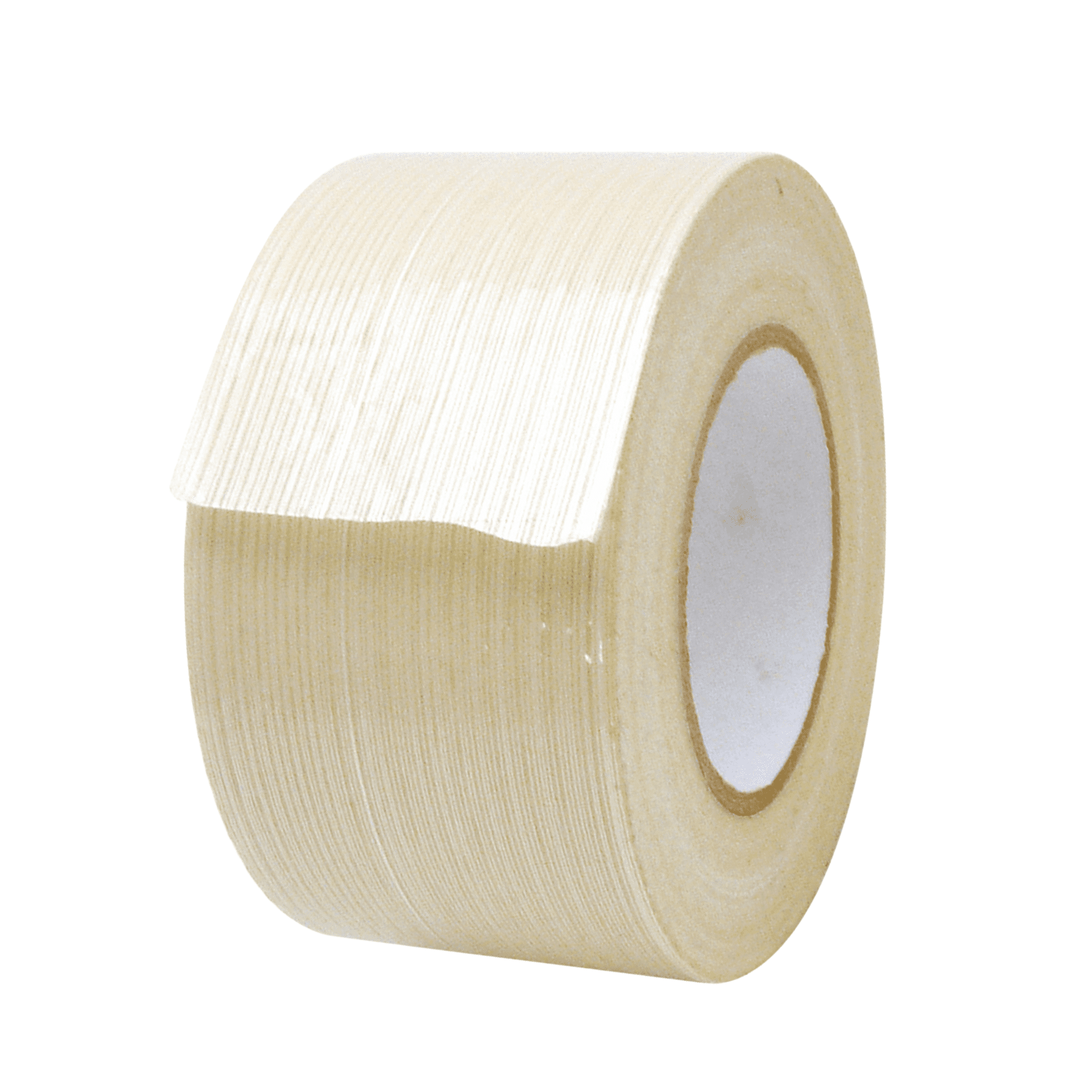 JVCC 765P Premium Grade Filament Strapping Tape: 4 in x 60 yds. (Natural)