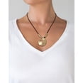 thumbnail image 4 of Jessica Simpson Women's Disc Pendant Necklace, 20" + 3" Extender, 4 of 6