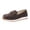 Brown, variant on Loafers for Women Business Casual Comfortable Non Slip Penny Loafers Lightweight Slip on Work Flat Shoes Brown Size 8.5