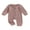 Pink, variant on Wassery Infant Baby Bodysuits for Boys Girls Newborn Autumn Clothes Solid Color Long Sleeve Button Romper Jumpsuit 0-18 Months