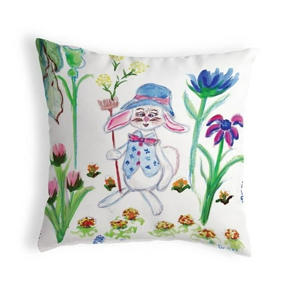 Betsy Drake KS646 12 x 12 in. Mrs. Farmer Small No-Cord Pillow