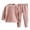 Pink, variant on Fozruso Girls Outfit Sets Thermal Underwear For Children Boys Crew Neck Trousers With Long Sleeves,100(Green)