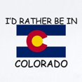 thumbnail image 2 of CafePress - I'd Rather Be In Colorado Infant Bodysuit - Baby Light Bodysuit, Size Newborn - 24 Months, 2 of 4