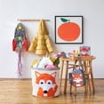 thumbnail image 4 of 3 Sprouts Canvas Kids Storage Bin, Fox & 3 Sprouts Canvas Storage Bin, Raton Laveur, 4 of 8