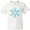 AA-White, variant on Inktastic Icy Blue Winter Snowflake Youth T-Shirt