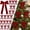 24pcs Red, variant on Ayieyill Burgundy Velvet Christmas Tree Topper Bow, 51 Inch Large Bow for Christmas Tree Decorations