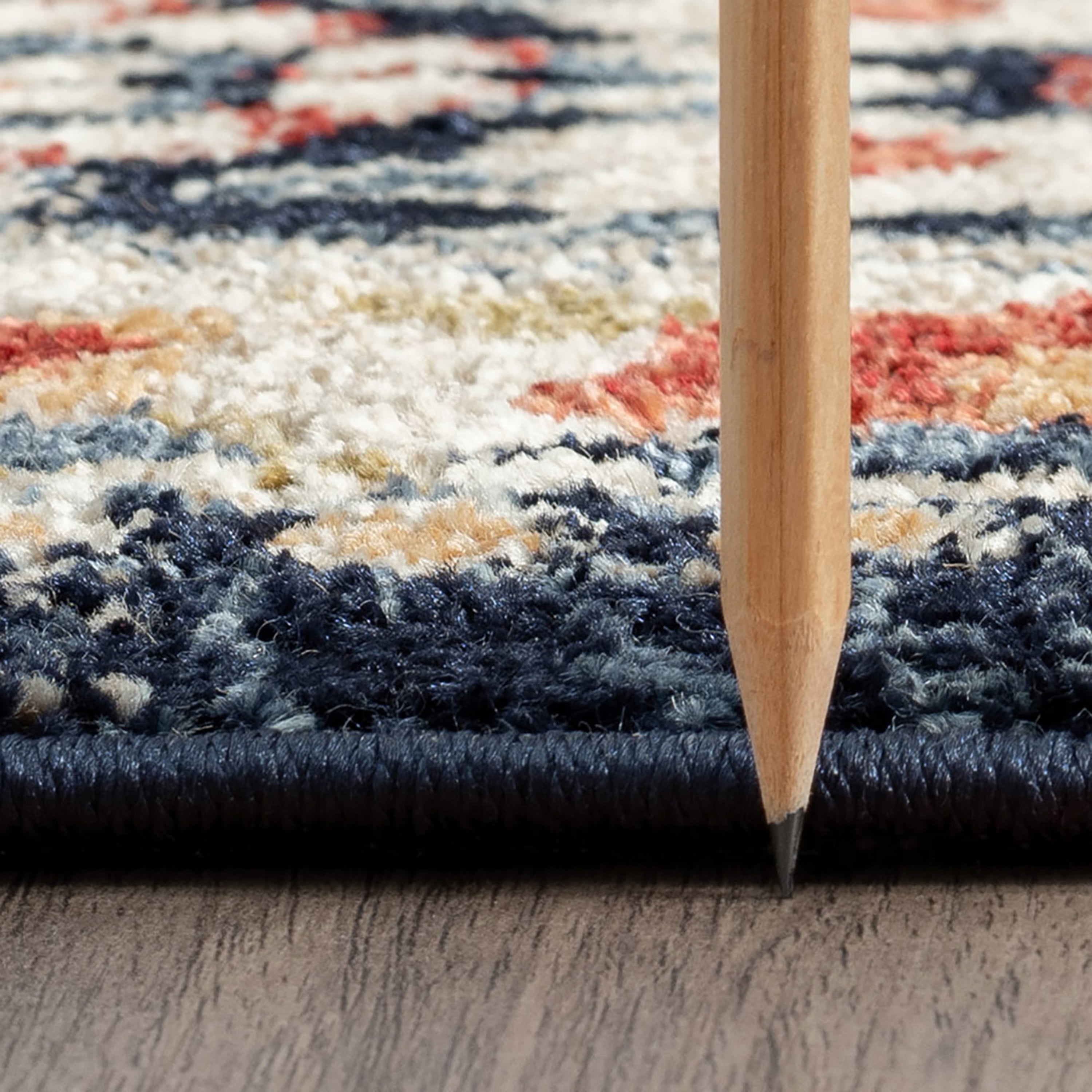 8x10 Modern Navy Large Area Rugs for Living Room | Bedroom Rug | Dining Room Rug | Indoor Entry or Entryway Rug | Kitchen Rug | Alfombras para Salas 7'11'' x 10'3''