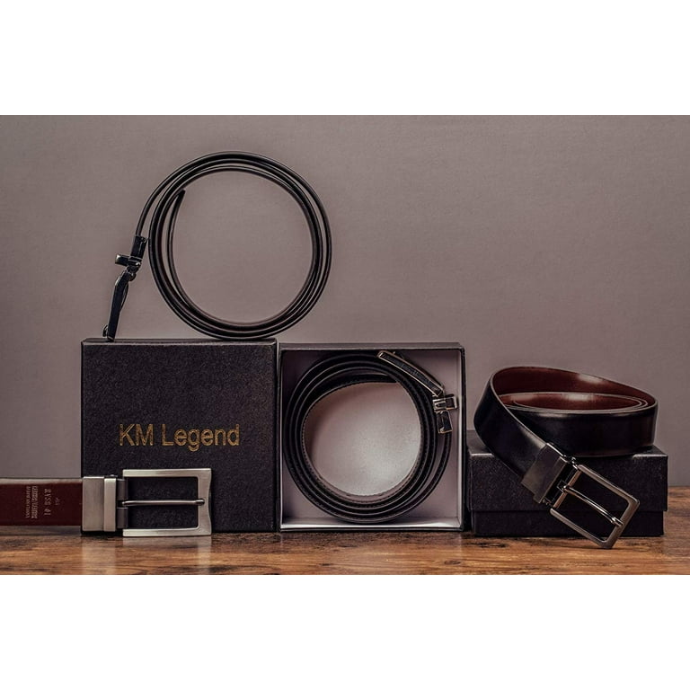 Men's reversible clearance leather dress belt