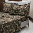 thumbnail image 2 of Max-4 Printed Polycotton Camo Sheet Set Rustic Style, Camouflage & Hunting Themed Sheets by Visi-One, Brown, 2 of 4